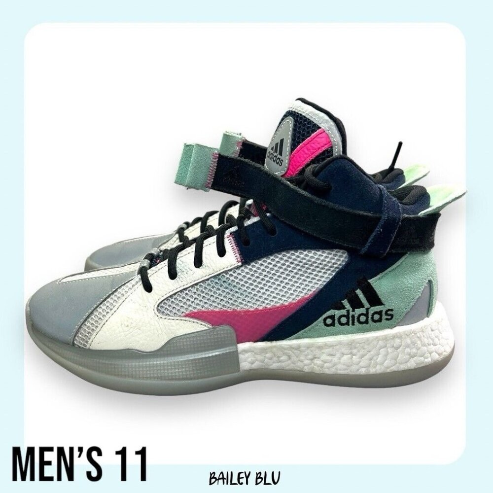 Adidas Posterize Trifecta White Reflective Basketball Shoe EG6875 Sz 11